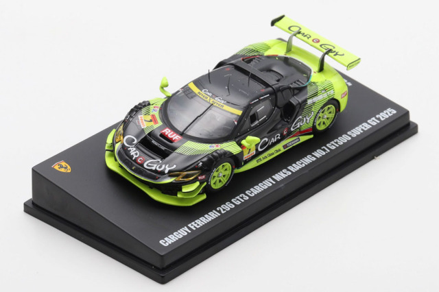 ** 予約商品 ** LOOKSMART LS64G25007 1/64 Ferrari 296 GT3 CARGUY MKS RACING No.7 GT300 Super GT 2025