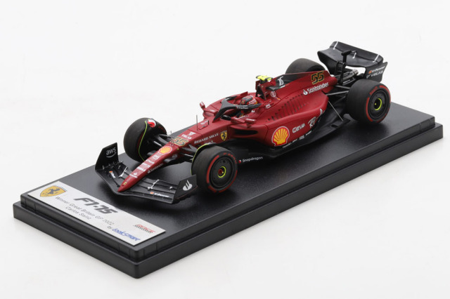 LOOKSMART LSF1043 1/43 Ferrari F1-75 British GP 2022 C.Sainz Winner