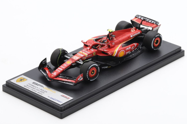 ** 予約商品 ** LOOKSMART LS18F1059 1/18 Ferrari SF-24 Australia GP 2024 C.Sainz Winner