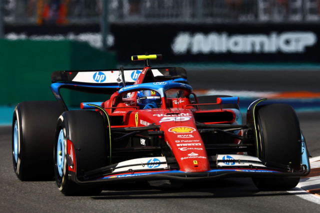 LOOKSMART LSF1062 1/43 Ferrari SF-24 U,S,A, Miami GP 2024 C.Sainz 5th