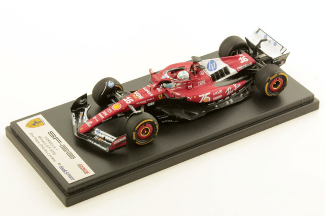 ** 予約商品 ** LOOKSMART LS18F1075 1/18 Ferrari SF-25 Monaco GP 2025 C.Leclerc - 2nd