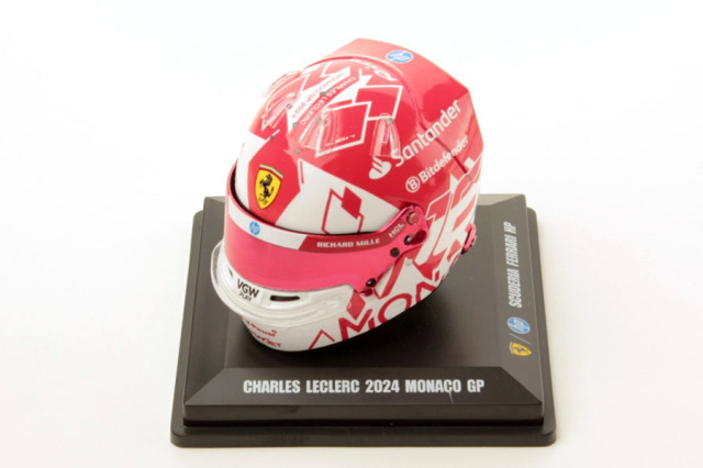 LOOKSMART LSHEL001 1/5 Helmet Charles Leclerc Monaco GP Winner 2024