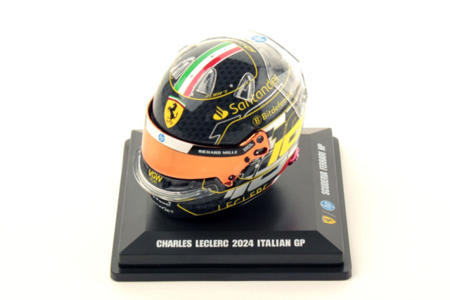 LOOKSMART LSHEL004 1/5 Helmet Charles Leclerc Monza GP Winner 2024
