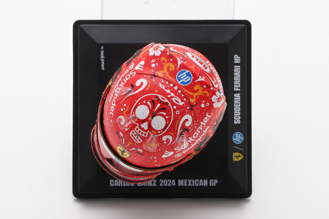 ルックスマート LSHEL07 1/5 ヘルメット カルロス サインツ メキシコGP