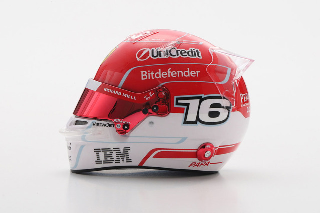 ** 予約商品 ** LOOKSMART LSHEL030 1/5 Helmet Charles Leclerc Scuderia Ferrari HP 2026