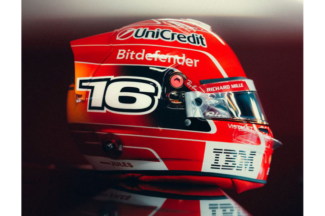 ** 予約商品 ** LOOKSMART LSHEL039 1/5 Helmet Charles Leclerc Scuderia Ferrari HP Italian GP 2026