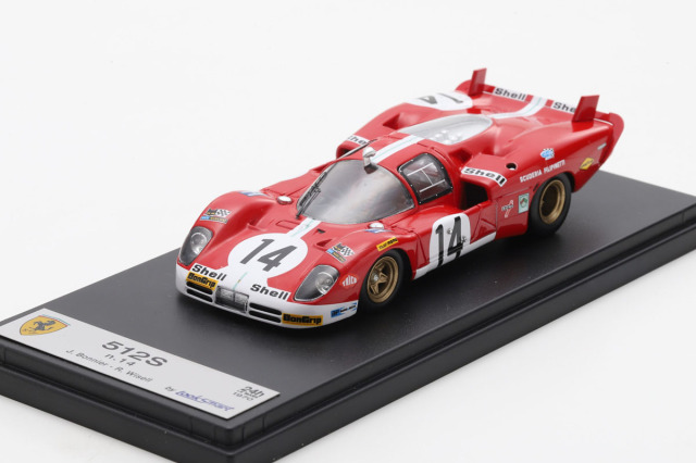 ** 予約商品 ** LOOKSMART LSLM179 1/43 Ferrari 512 S No.14 Le Mans 24H 1970 J. Bonnier - R.Wisell