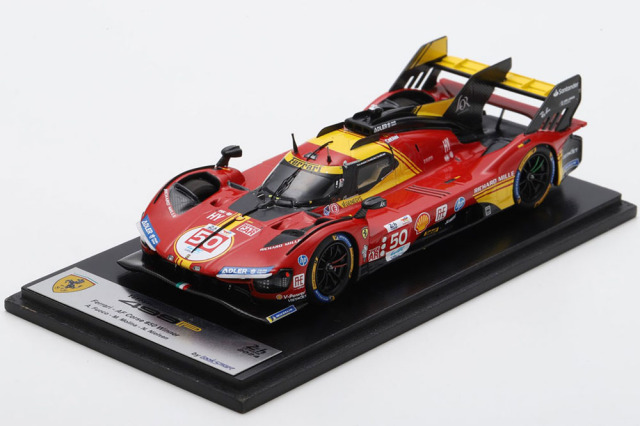 LOOKSMART LS1211 1/12 Ferrari 499P No.50 AF Corse Le Mans 24H 2024 Winner