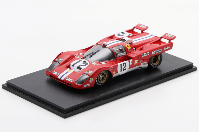 ** 予約商品 ** LOOKSMART LSLM204 1/43 Ferrari 512M No.12 Le Mans 24H 1971 3rd S.Posey - T.Adamowicz