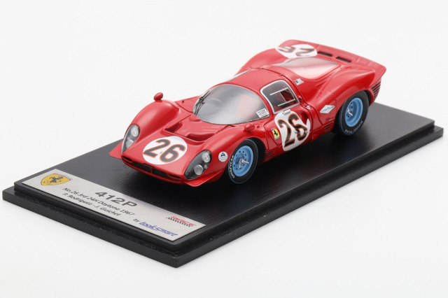 1/43 ferrari 330p4 412p Daytona フェラーリ ルックスマート LSRC163 1/43 フェラーリ 412P No.26 3位