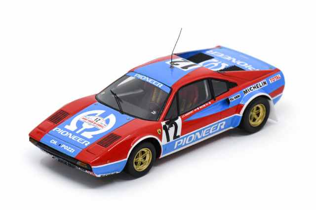 ** 予約商品 ** LOOKSMART LSVI03 1/43 Ferrari 308 No.12 2nd Tour de Corse 1982 J.C. Andruet - M. Espinosa