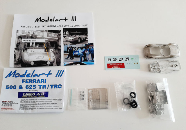 MODELART111 ref.16.1 1/43 Ferrari 500 TRC n.29 Le Mans 1957