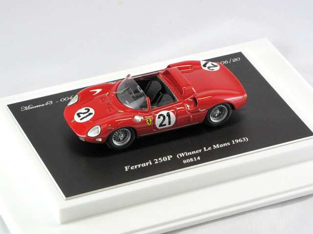 MINERVA43 フェラーリ 250P Le Mans 1963 #21 Winner 1/43完成品 20台限定