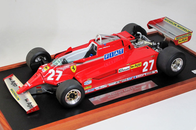 MODEL PLUS MP1225M 1/12 Ferrari  126CK Monaco GP 1981 G.Villeneuve 完成品