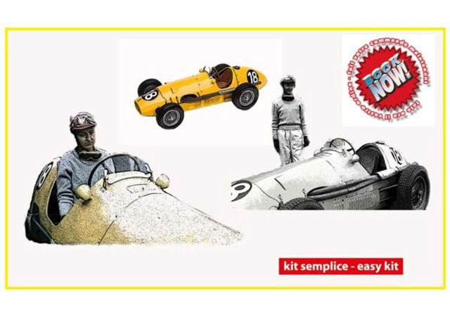 TAMEO kit MTG004 Ferrari 500F2 AVUS GP (Berlin) 1953 Ecurie Francorchamps Winner J.Swaters