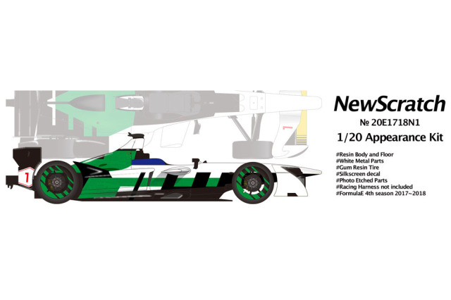 NewScratch 20E1718N01 1/20 Formula E 2017-18 #01 Champion Lucas di Grassi