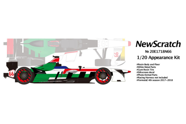 NewScratch 20E1718N66 1/20 Formula E 2017-18 #66 Daniel Abt