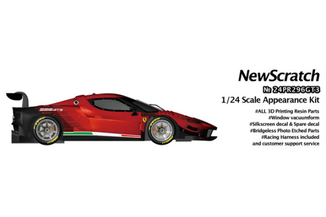 NewScratch 24PR296GT3 1/24kit 296GT3 Presentation