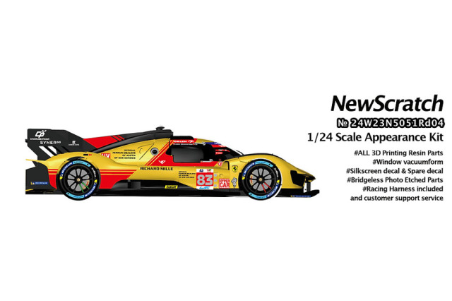 NewScratch 24W24N83Rd04 1/24kit 499P LM 2024 No.83