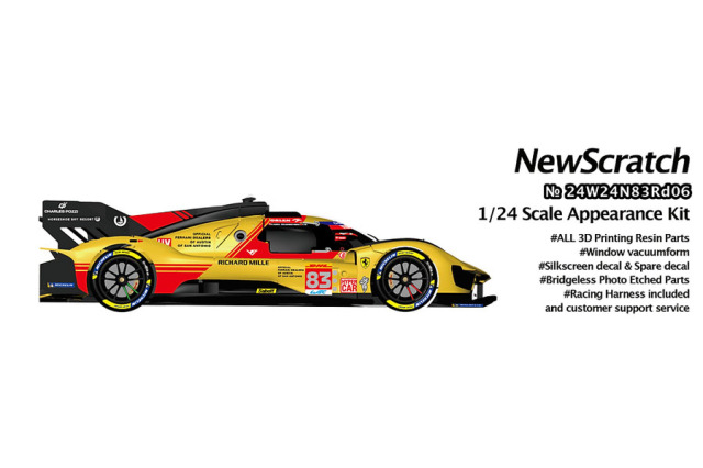 NewScratch 24W24N83Rd06 1/24kit 499P COTA 2024 Winner No.83
