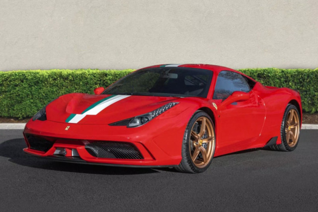 ** 予約商品 ** BBR P18068A5 1/18 Ferrari 458 Speciale Rosso Corsa / Italian stripe Limited 99pcs （ケース付）