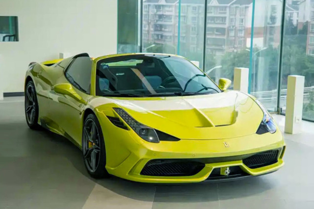 ** 予約商品 ** BBR P18102E 1/18 Ferrari 458 Speciale A Spider Verde Germoglio Limited 48pcs （ケース付）