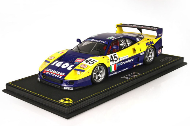 【お取り寄せ商品】 BBR P18139GV 1/18 Ferrari F40 LM Le Mans 1996 TEAM ENNEA IGOL n.45 Limited 200pcs （ケース付）