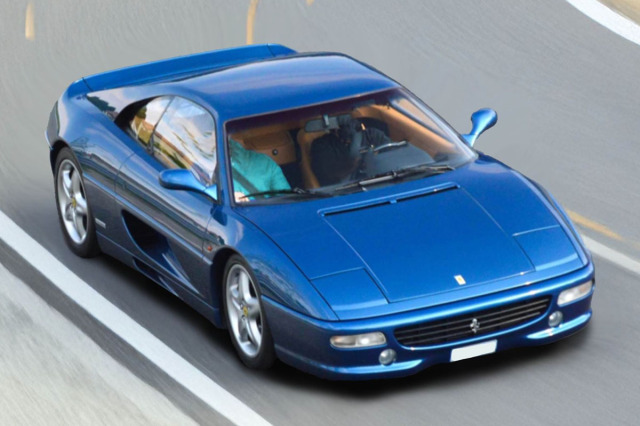 ** 予約商品 ** BBR P18140CV 1/18 Ferrari F355 Berlinetta 1994 Manual Gear Blu NART - Beige interior （ケース付）