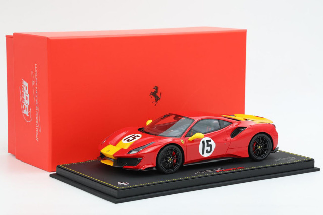 BBR P18145ST 1/18 Ferrari 488 Pista Customized Race Number