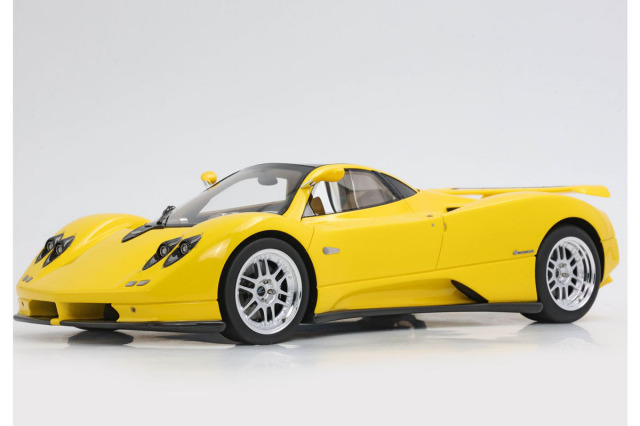 予約商品 ** BBR P18170BV 1/18 Pagani ZONDA C12 Yellow Limited