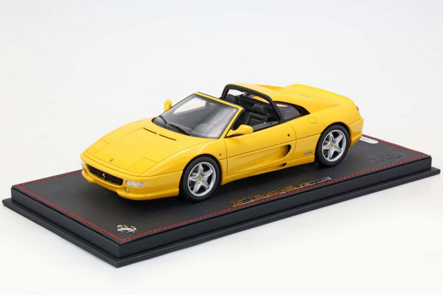** 予約商品 ** BBR P18176BV 1/18 Ferrari F355 GTS Targa - Manual Gear Giallo Modena - Black interior Limited 25pcs （ケース付）