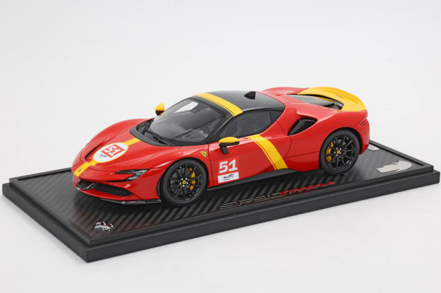 【お取り寄せ商品】 BBR P18180LM23 1/18 Ferrari SF90 Stradale - paint Le Mans 2023 n.51 Carbon Base Limited 20pcs （ケース付）