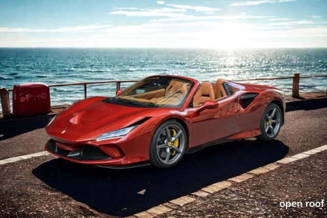 ** 予約商品 ** BBR P18183S1V 1/18 Ferrari F8 Tributo Spider Rosso Fuoco - Beige interior （ケース付）