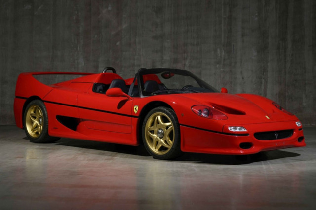 ** 予約商品 **  BBR P18190A2V 1/18 Ferrari F50 Spider 1995 Red - Gold Wheels （ケース付）