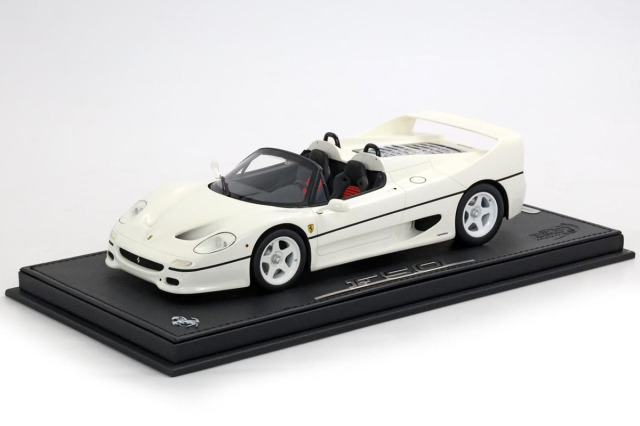 ** 予約商品 ** BBR P18190FV 1/18 Ferrari F50 Spider 1995 Avus White / White wheels Limited 50pcs （ケース付）