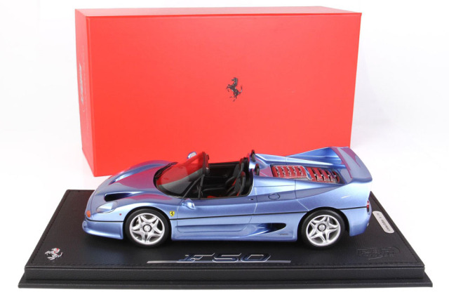 BBR P18190GV 1/18 Ferrari F50 Spider 1995 California Light Blue