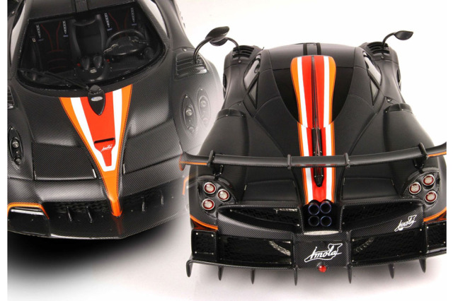 お取り寄せ商品】BBR P18192FV 1/18 Pagani Imola 2020 Matt Carbon