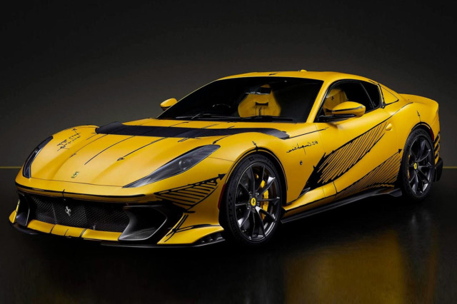 ** 予約商品 ** BBR P18207ART 1/18 Ferrari 812 Competizione Giallo tristrato Blank Sheet Inspiration Special pack