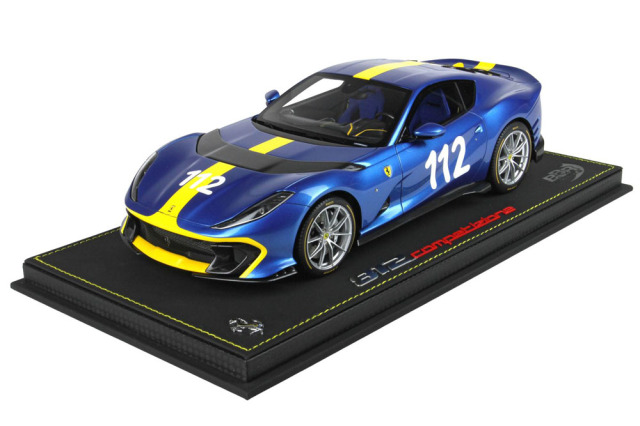 BBR P18207TFV 1/18 Ferrari 812 Competizione Tailor Made (Targa Florio #112) Limited 112pcs （ケース付）