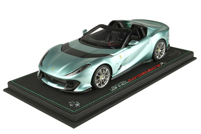 BBR P18209GV 1/18 Ferrari 812 Competizione A Metallic Tevere Green Limited 48pcs（ケース付）