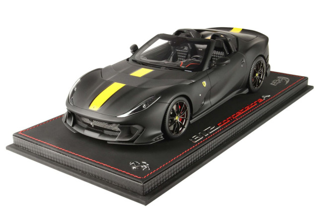 BBR P18209IV 1/18 Ferrari 812 Competizione A Matt Black