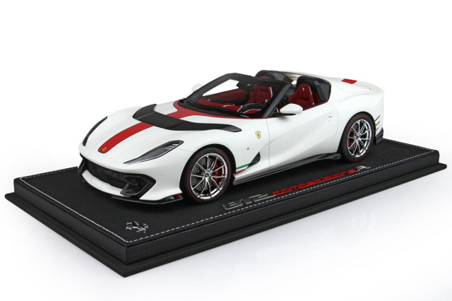 BBR P18209LV 1/18 Ferrari 812 Competizione A Italia White Limited 70pcs （ケース付）
