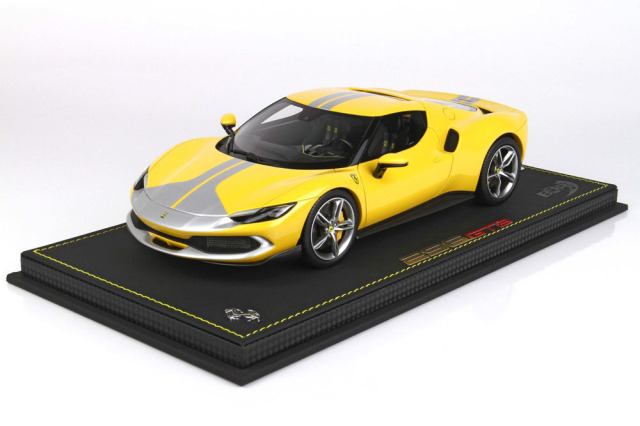 BBR P18211CV 1/18 Ferrari 296GTB Assetto Fiorano Giallo Modena Limited 99pcs （ケース付）