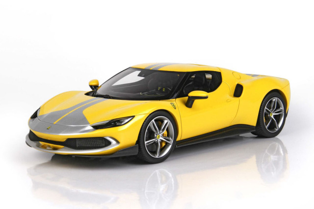 BBR P18211CV 1/18 Ferrari 296GTB Assetto Fiorano Giallo