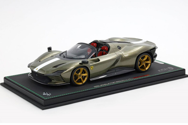BBR P18214TMF1 1/18 Ferrari Daytona SP3 Serie Icona (Open Roof) Verde Manzoni Limited 24pcs（ケース付）