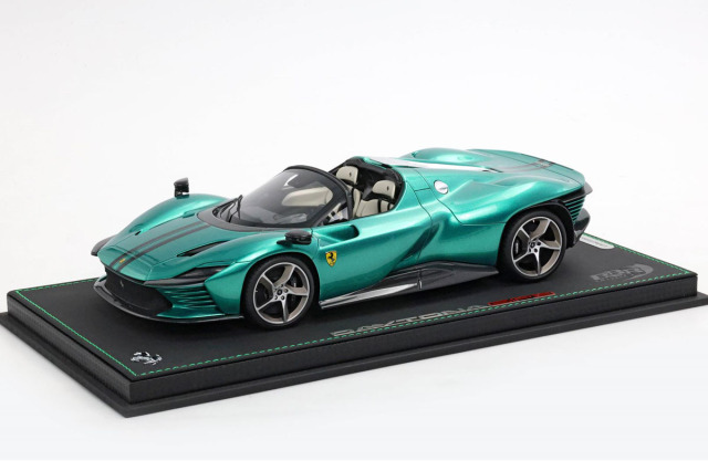 BBR P18214TMI 1/18 Ferrari Daytona SP3 Serie Icona (Open Roof) Green Jewel Limited 24pcs（ケース付）