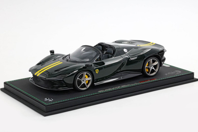 BBR P18214TML 1/18 Ferrari Daytona SP3 Serie Icona (Open Roof) Verde British Limited 24pcs（ケース付）