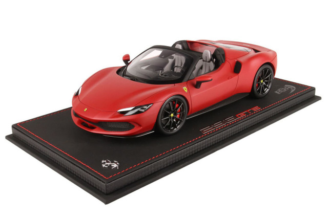BBR P18215EV 1/18 Ferrari 296GTS Rosso F1 SF75 / Carbon wheels Limited 50pcs （ケース付）