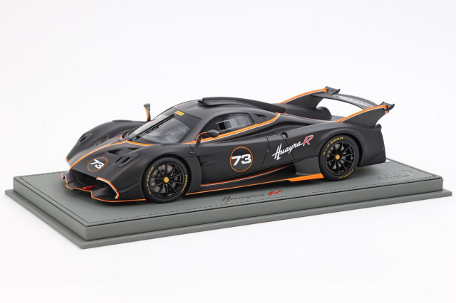 BBR P18218DV 1/18 Pagani Huayra R Matt Black Carbon / Matt Black Limited 100pcs （ケース付）