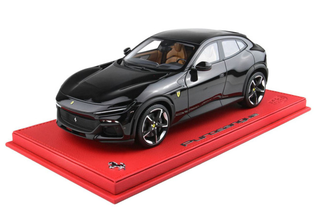 BBR P18219CV 1/18 Ferrari Purosangue Nero Purosangue Met Limited